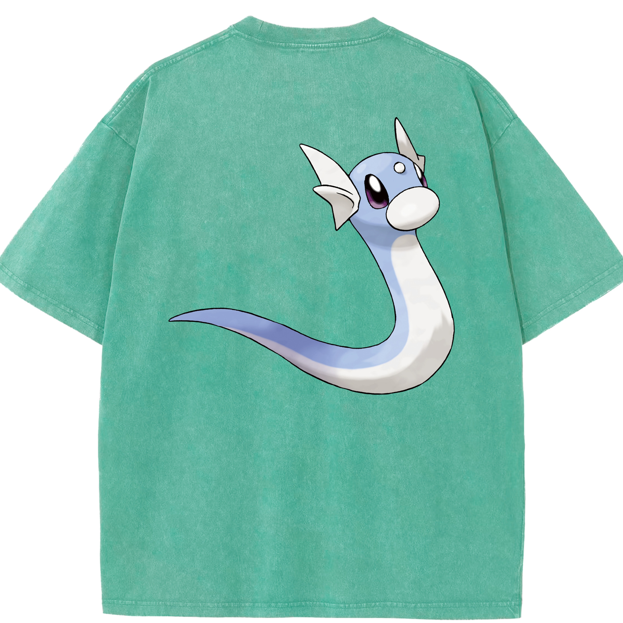 （画像用） ポケットモンスター Pokémon 綿100% ヴィンテージ風 半袖Tシャツ（背面プリント）